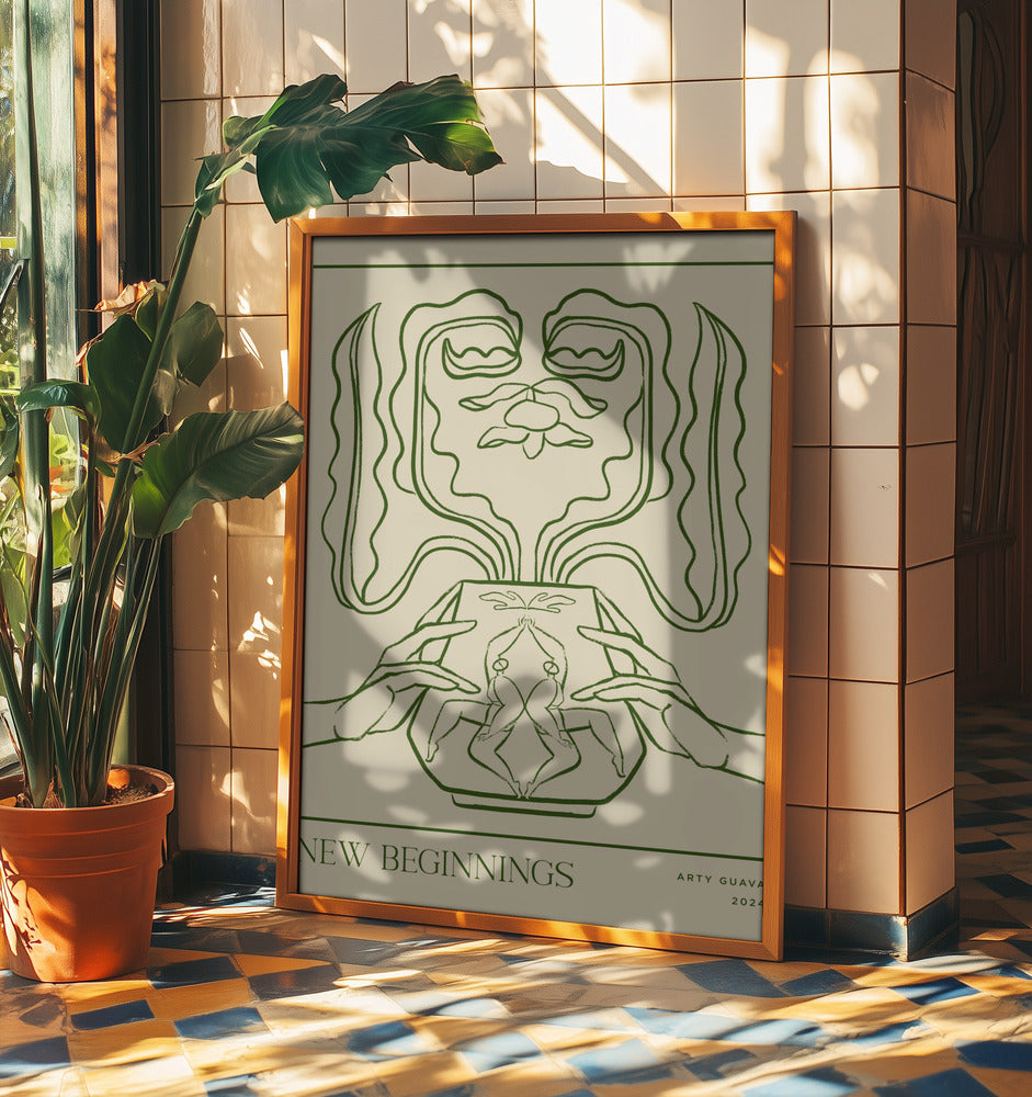 Vessel Collection: Neuanfänge (LineArt) | Poster