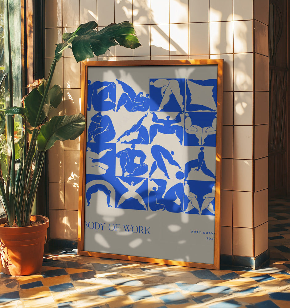 Werk (blau) | Poster