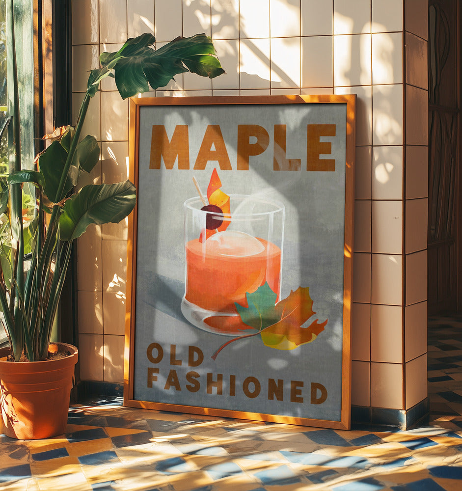 Maple Old Fashioned Cocktail | Poster