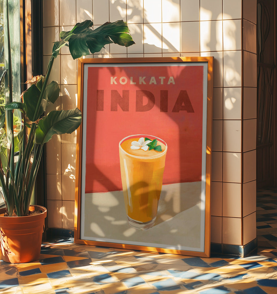 Reiseposter Cocktail Kolkata Indien | Poster