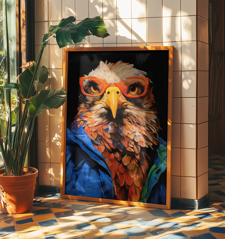 Adler Hipster Aquarell Tierkunst | Poster