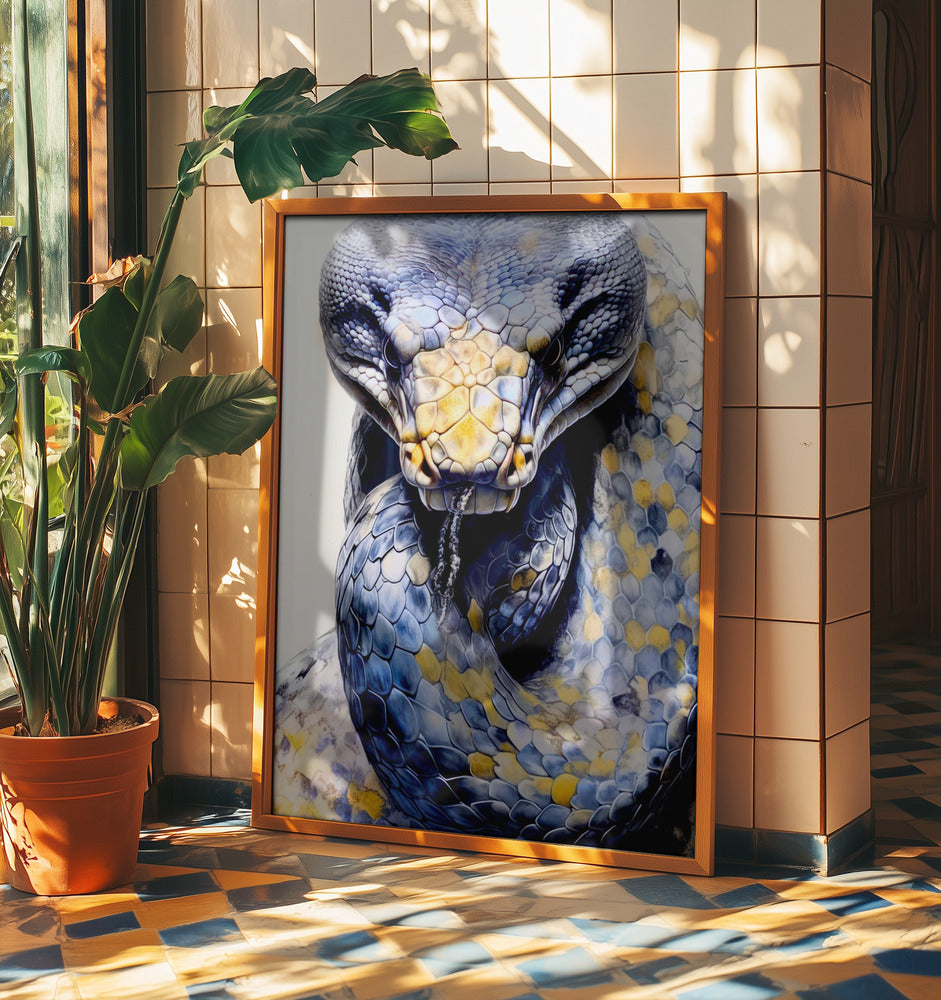Snake Watercolor Animal Art | Poster