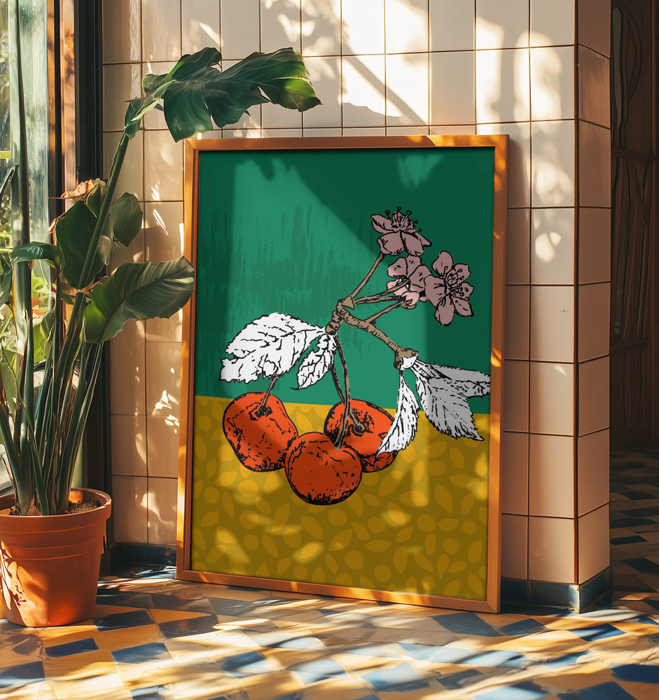 Super Fruits – Kirsche für Leidenschaft und Liebe | Poster