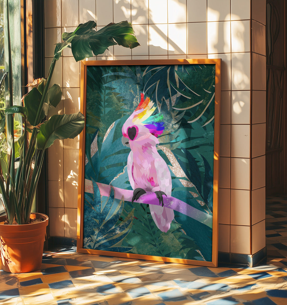 Jungle Rainbow Cockatoo | Poster