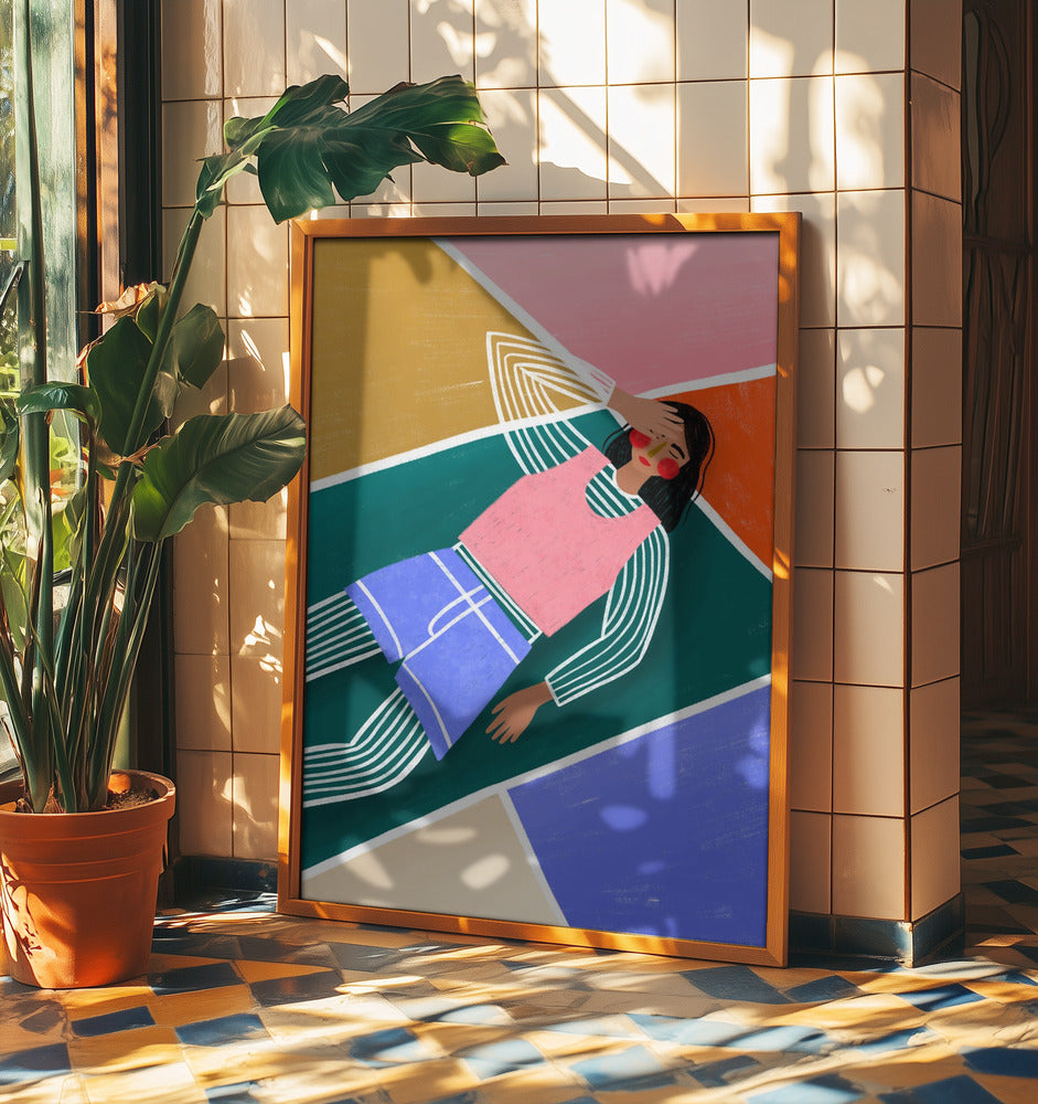 Lebendige Dame ruht | Poster