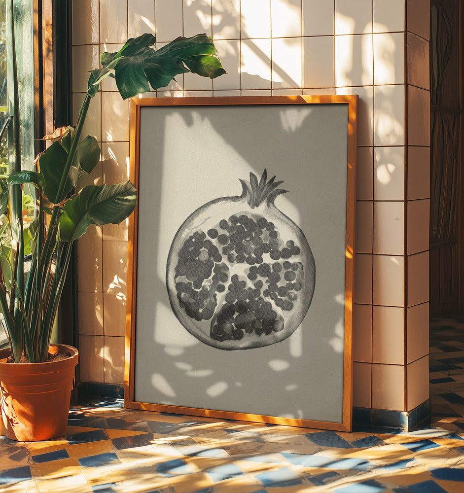 Vintage Granatapfel | Poster