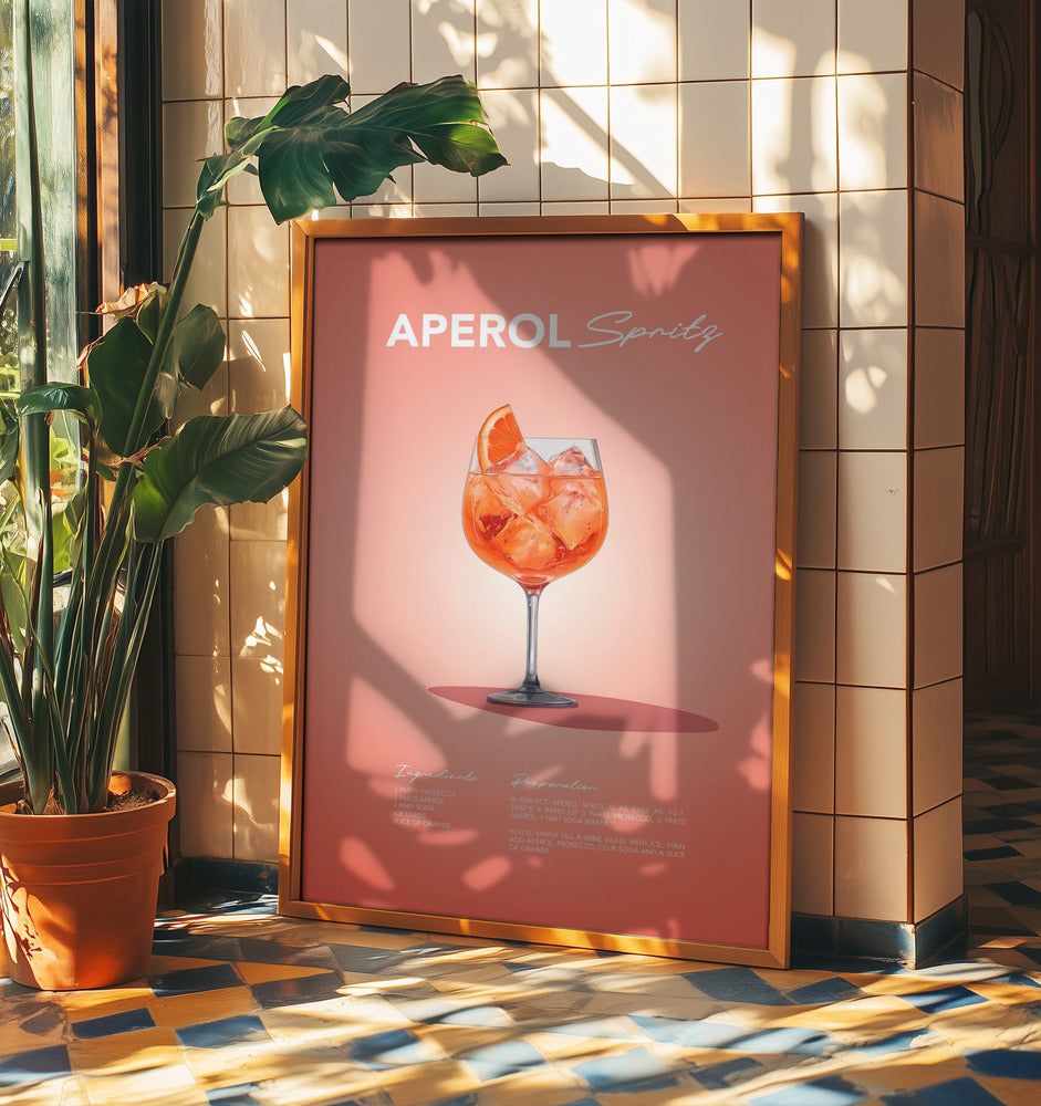 Aperol Spritz Recipe | Poster