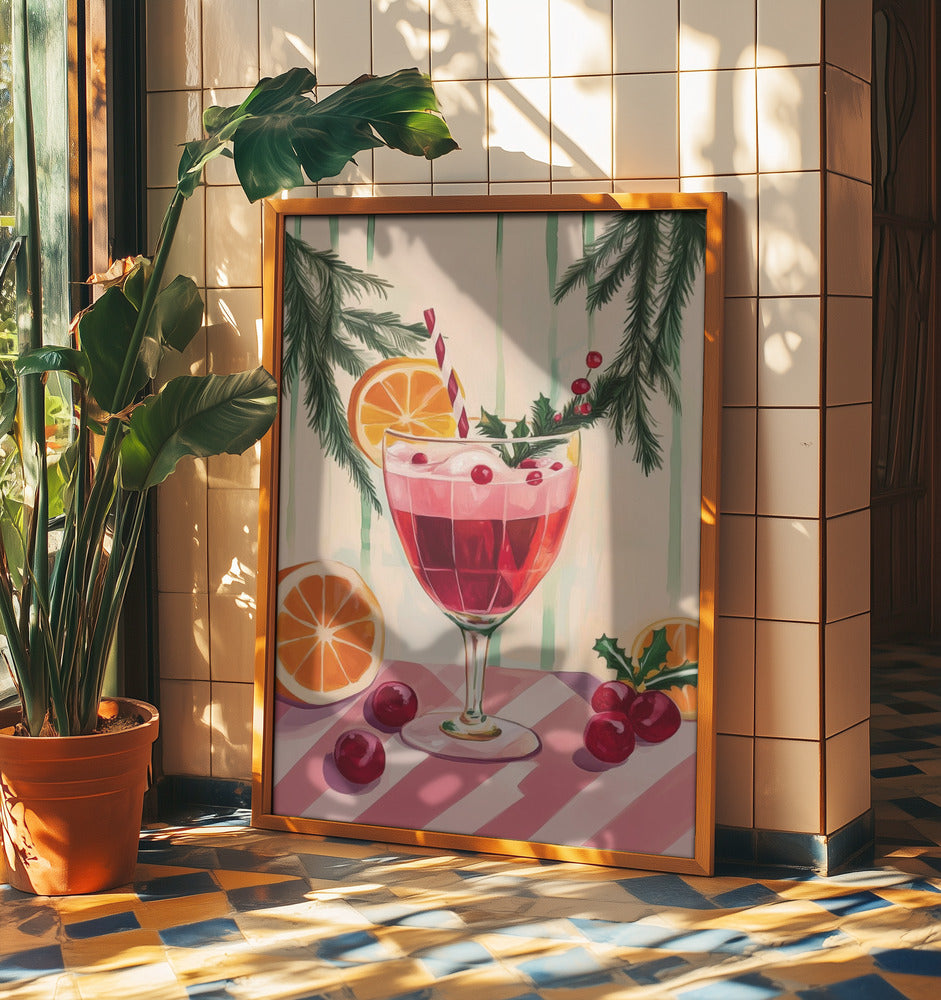 Christmas Red Cocktail | Poster