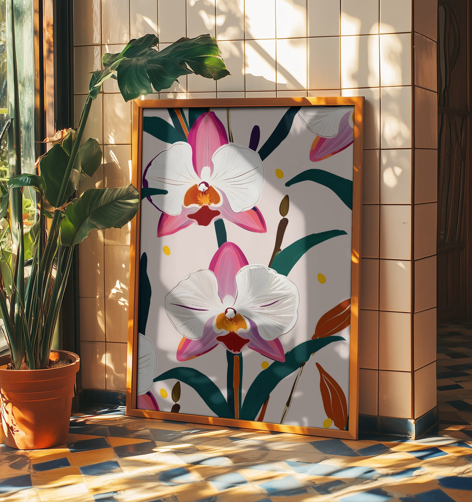Pink Orchids | Poster