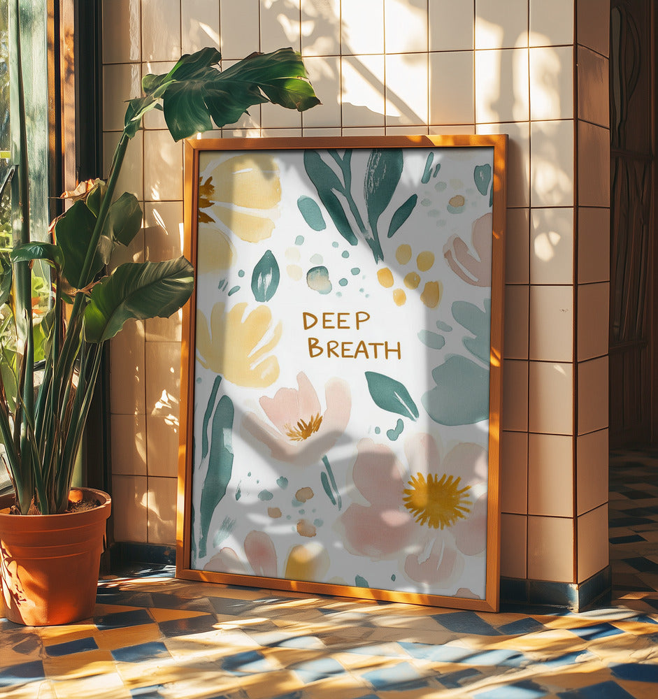 Syvä hengitys nro 02 | Julisteet - Taidevedokset
