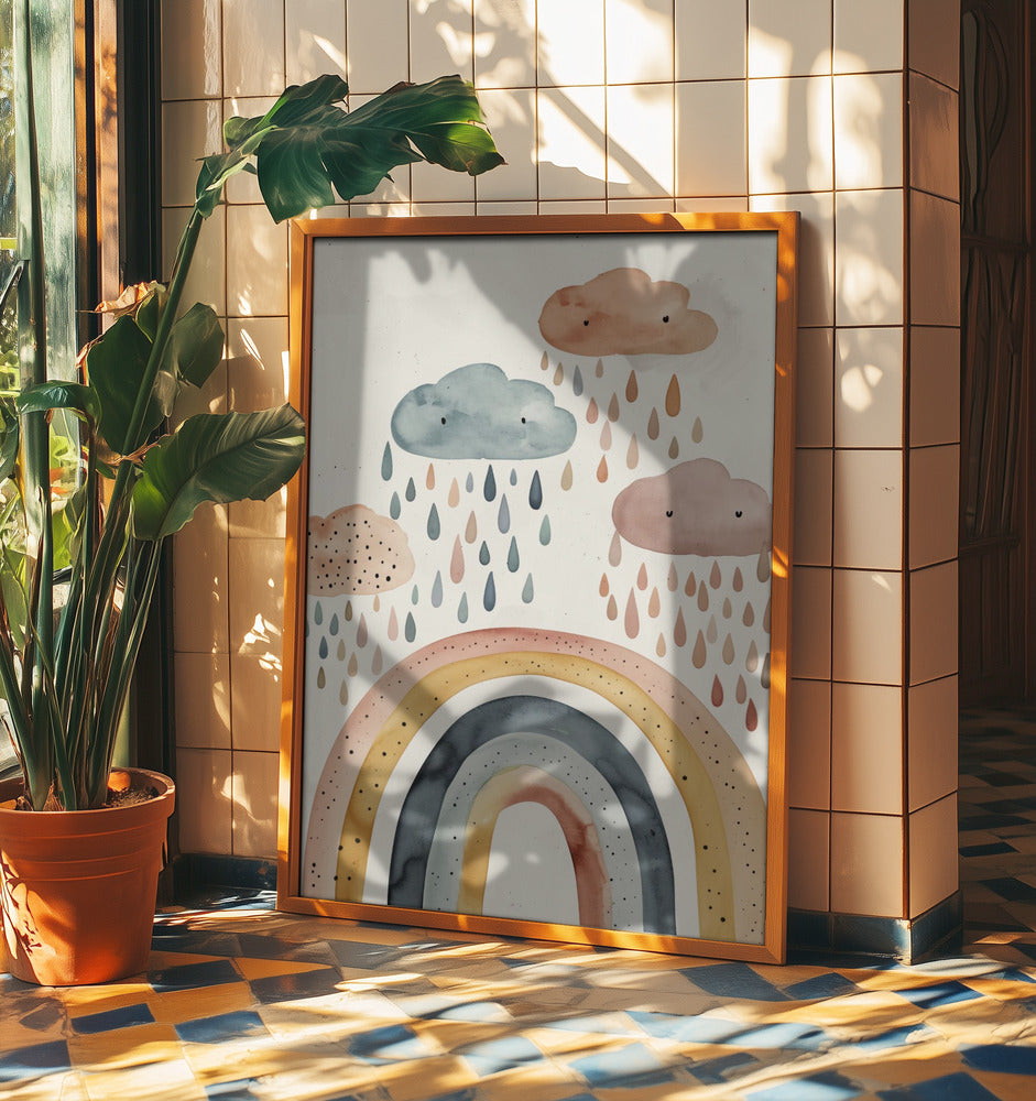 Verspielte Regenbögen | Poster
