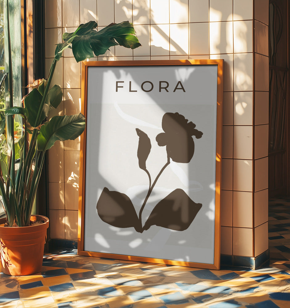 Minimale Blüte | Poster