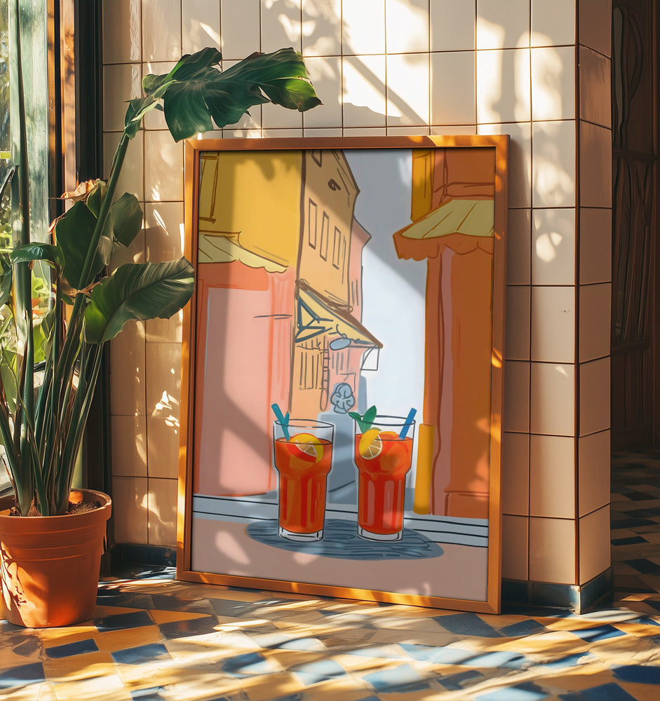 Two Aperols Please! | Poster