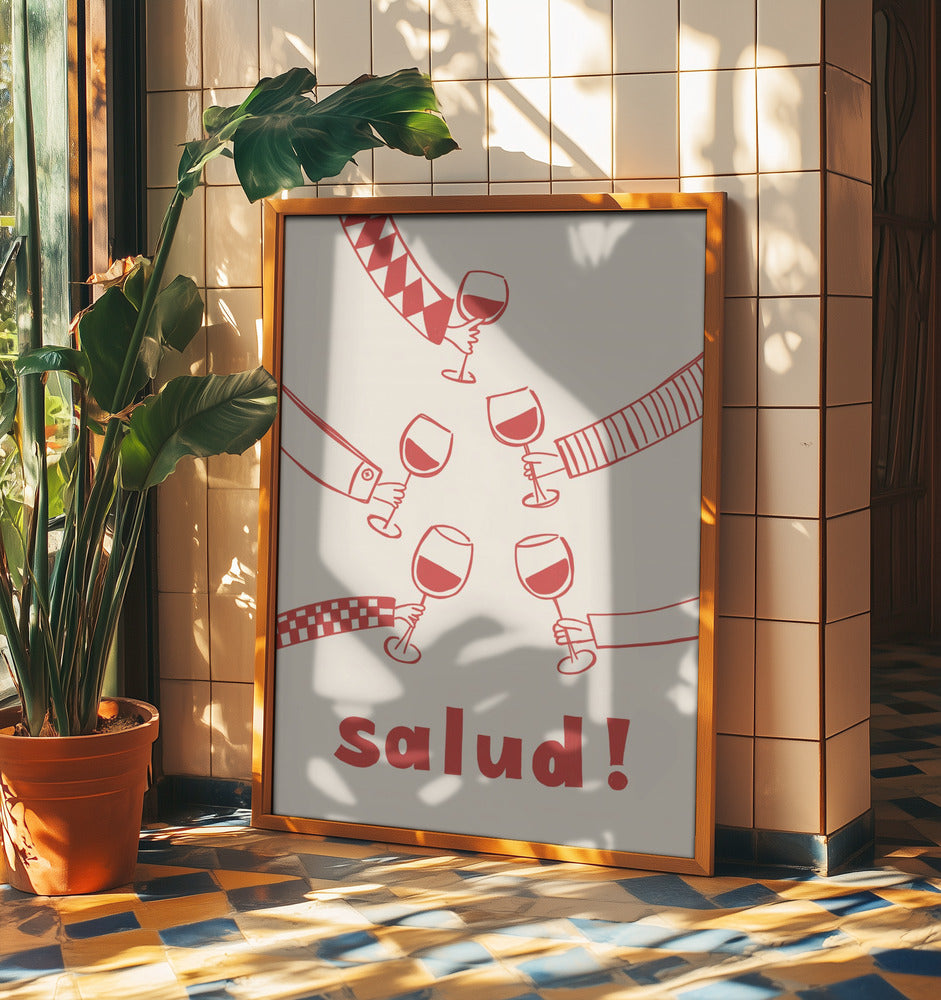 Salud! Wine Party with Friends | Poster