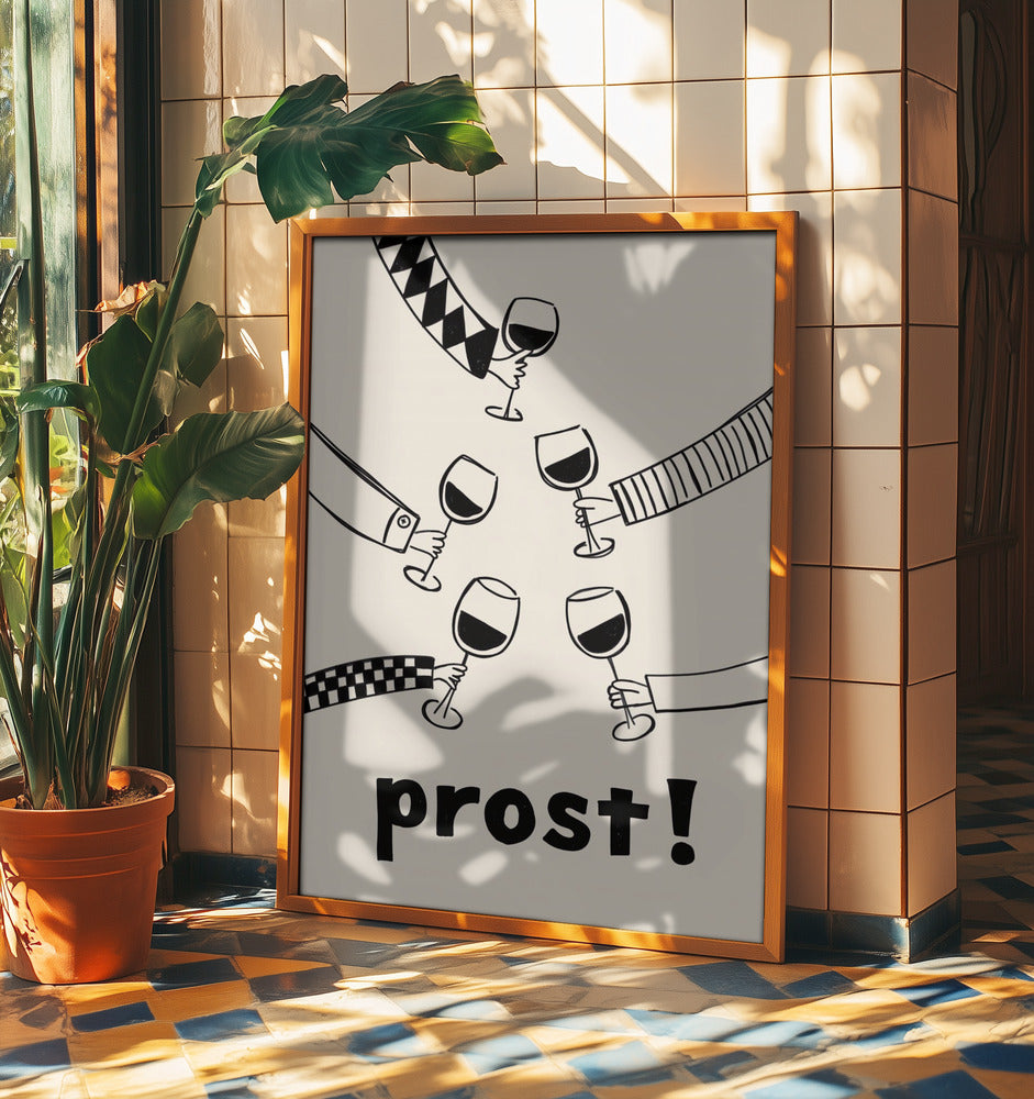 Prost! Wine Party with Friends | Poster