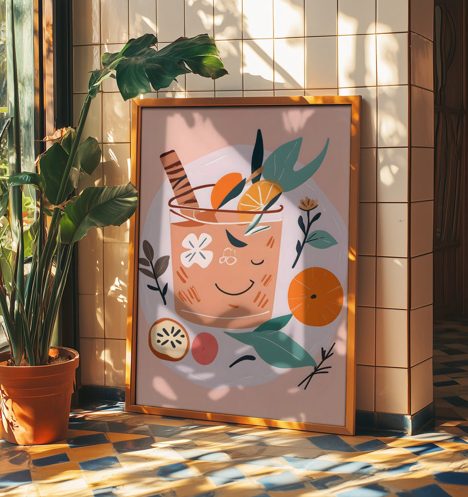Cinnamon & Orange Cocktail | Poster
