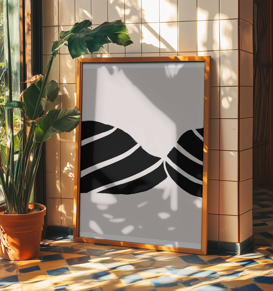 Curved Stripes Dance | Poster
