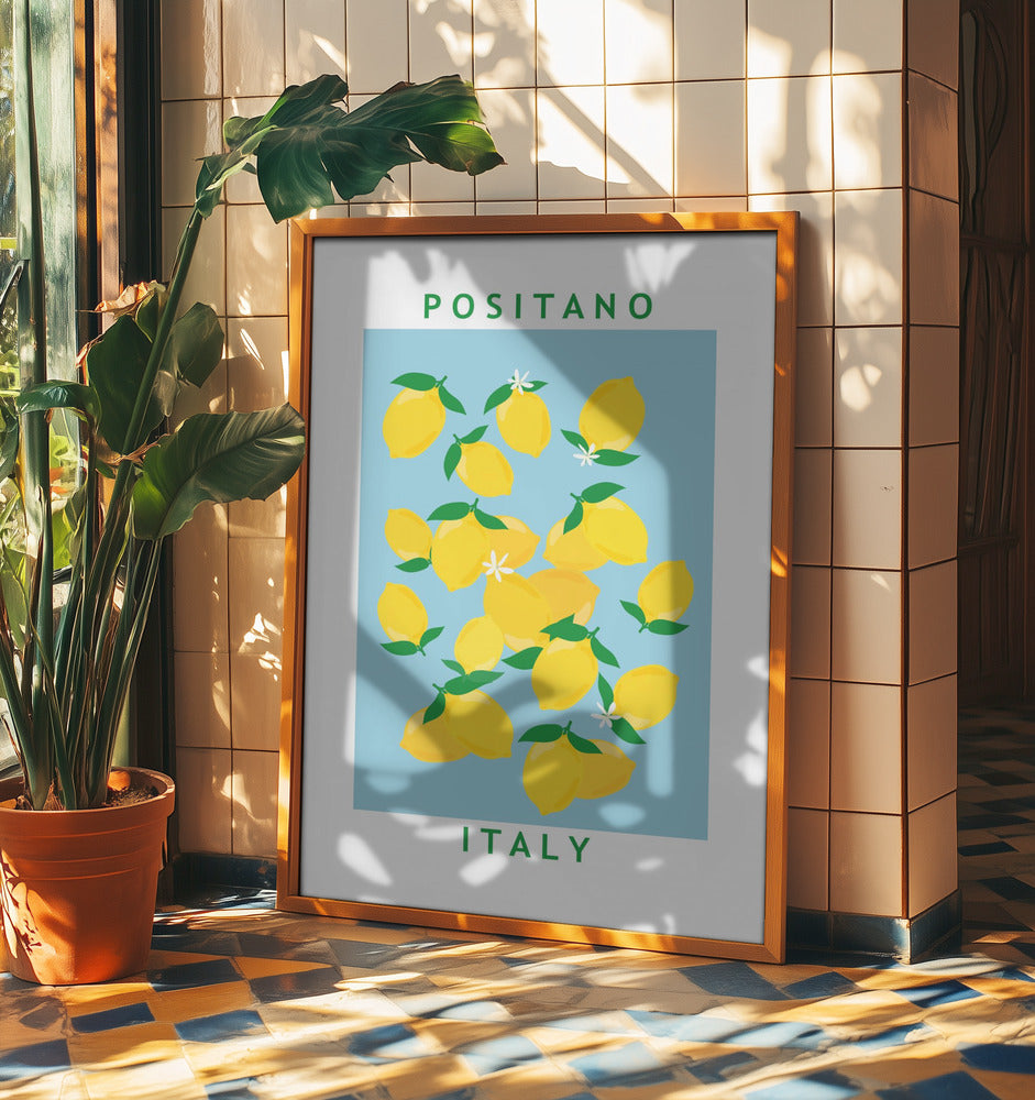 Zitronenblumenmarkt | Poster