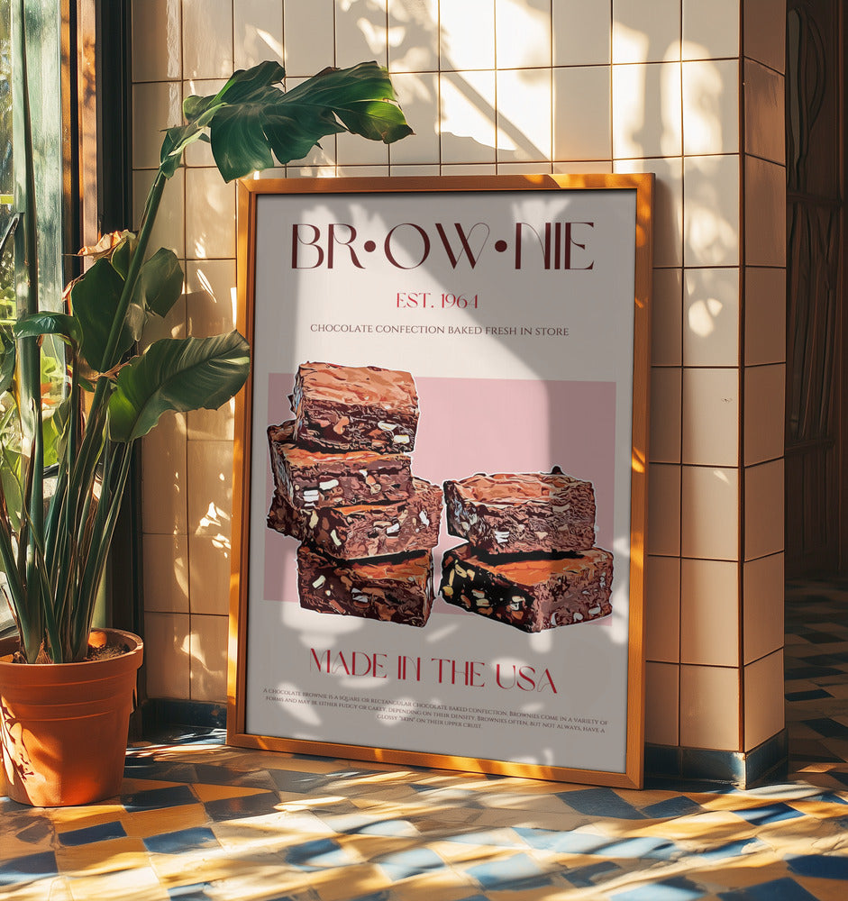 Schoko-Brownies-Genuss | Poster