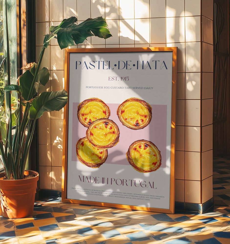 Traditional Portuguese Egg Custard Tart | Poster