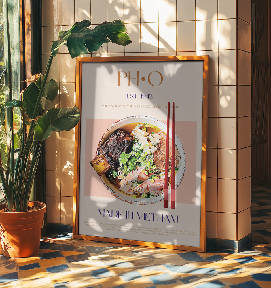 Vietnamesischer Nudelgenuss | Poster