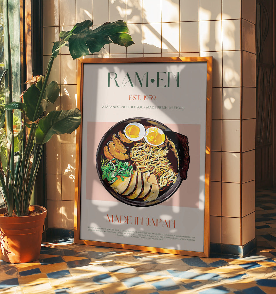 Genießen Sie eine japanische Ramen-Schüssel | Poster