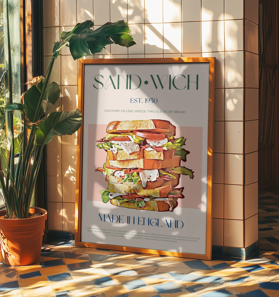 Klassisches Sandwich aus England | Poster