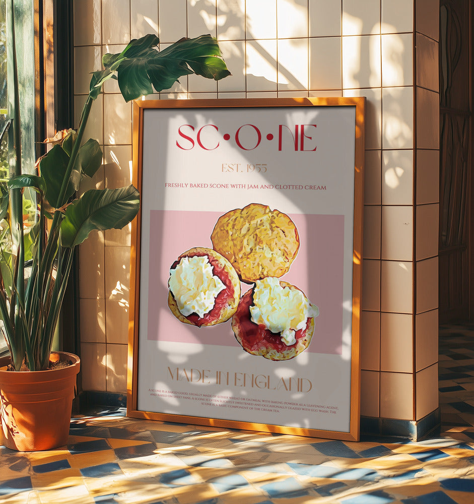 Englischer Scone-Genuss | Poster