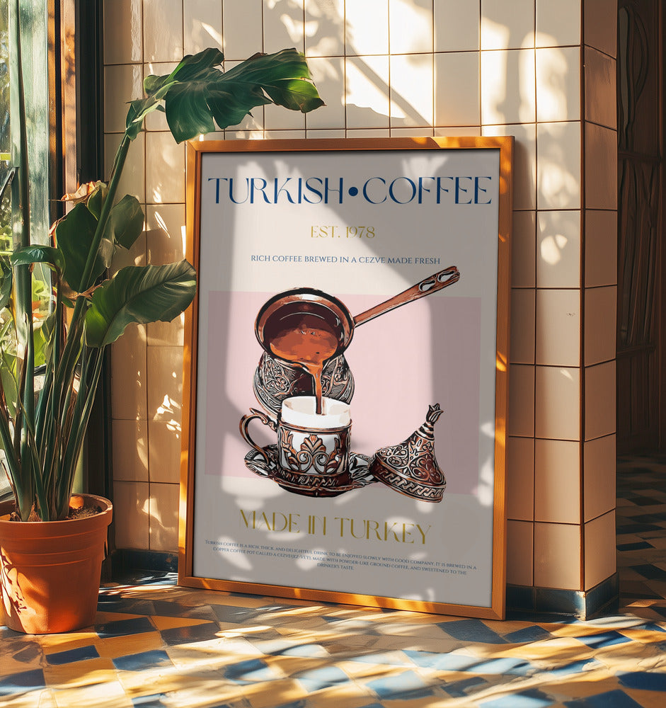 Türkischer Kaffeedruck | Poster