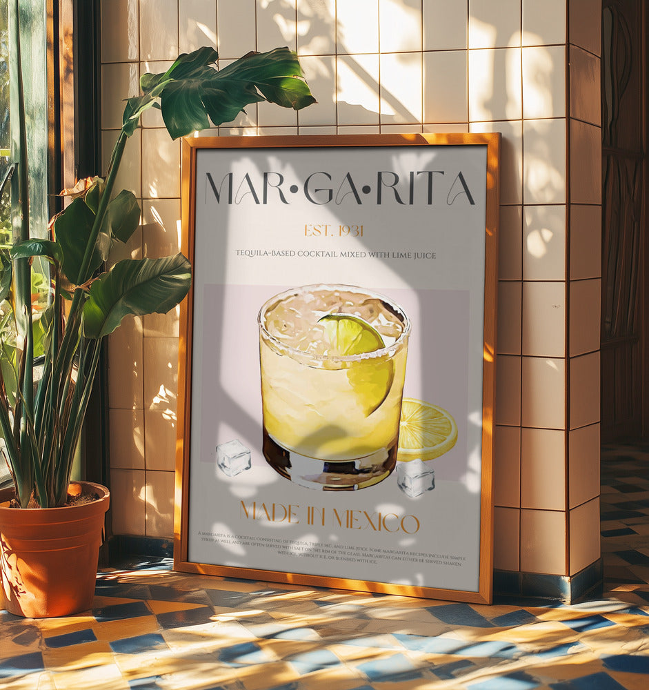 Margarita Print Cocktail | Poster