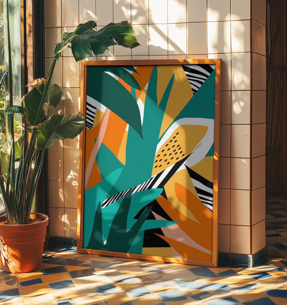 Jungle Abstract Shape | Poster