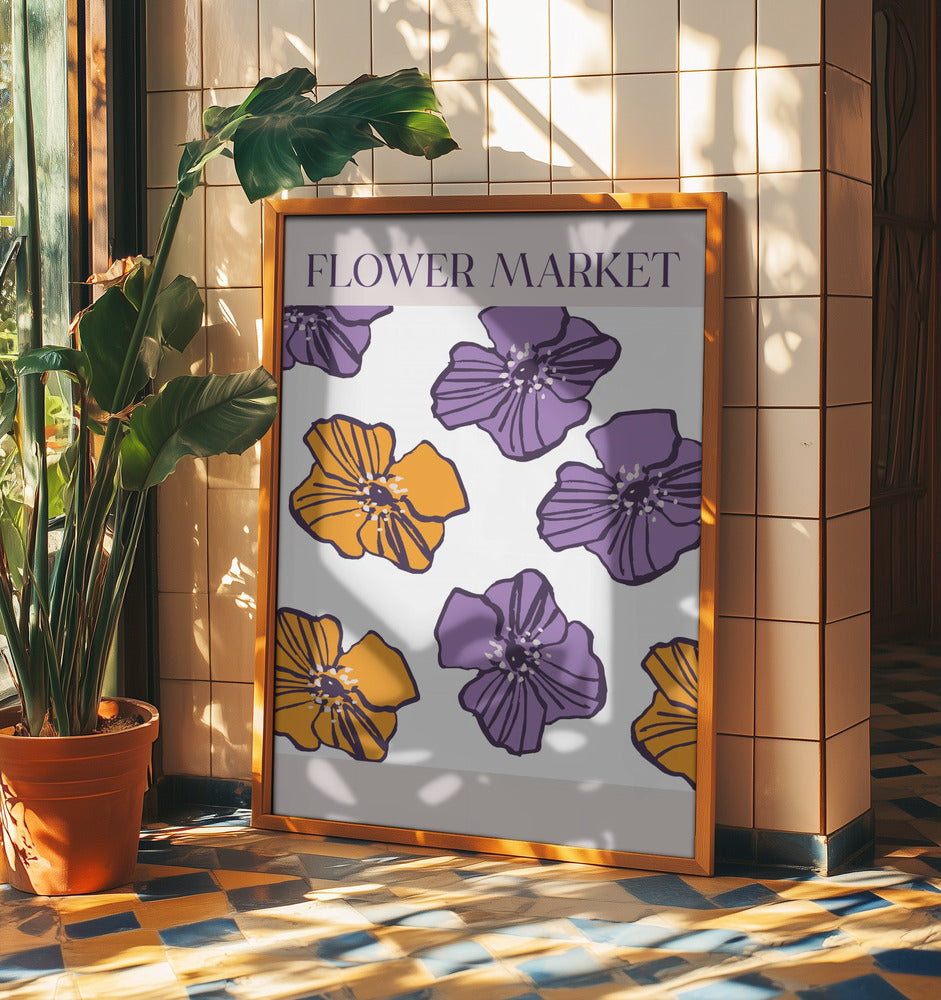 Blütenblattmuster | Poster