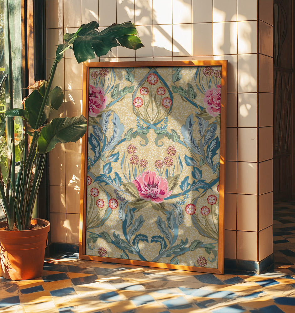 Floral Heritage Morris opulent vintage pattern | Poster