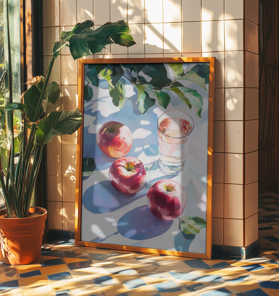 Äpfel & Spiegelungen | Poster