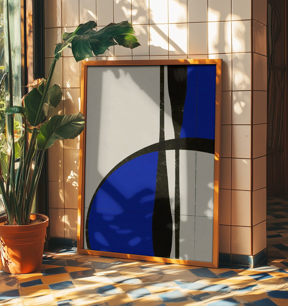 Blaue Eleganz | Poster