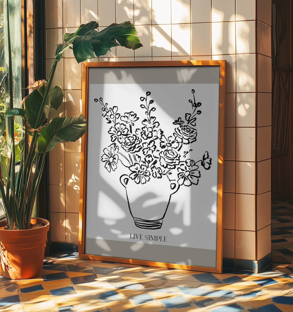 Serene Blooms | Poster