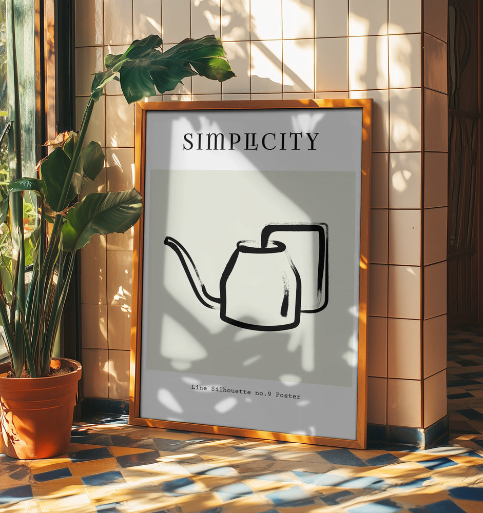 Elegant Pouring Line | Poster