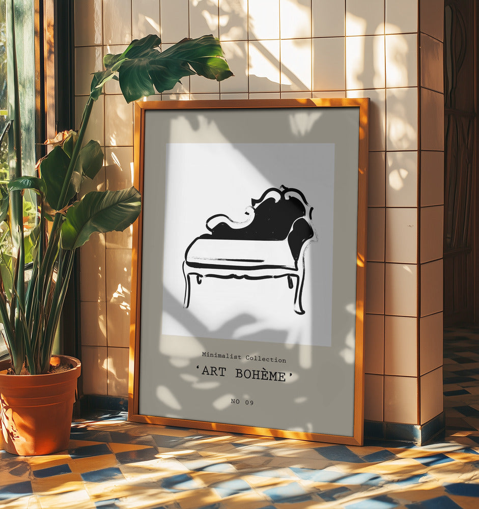 Elegant Lounger | Poster