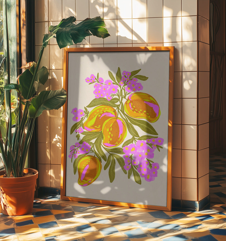 Vibrant Mangoes | Poster