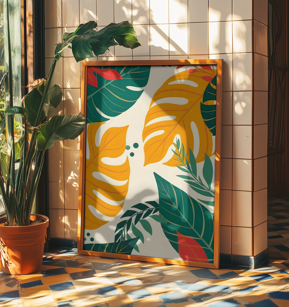 Golden Tropics Vibes | Poster