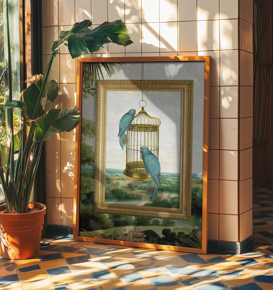 Der goldene Ausblick | Poster