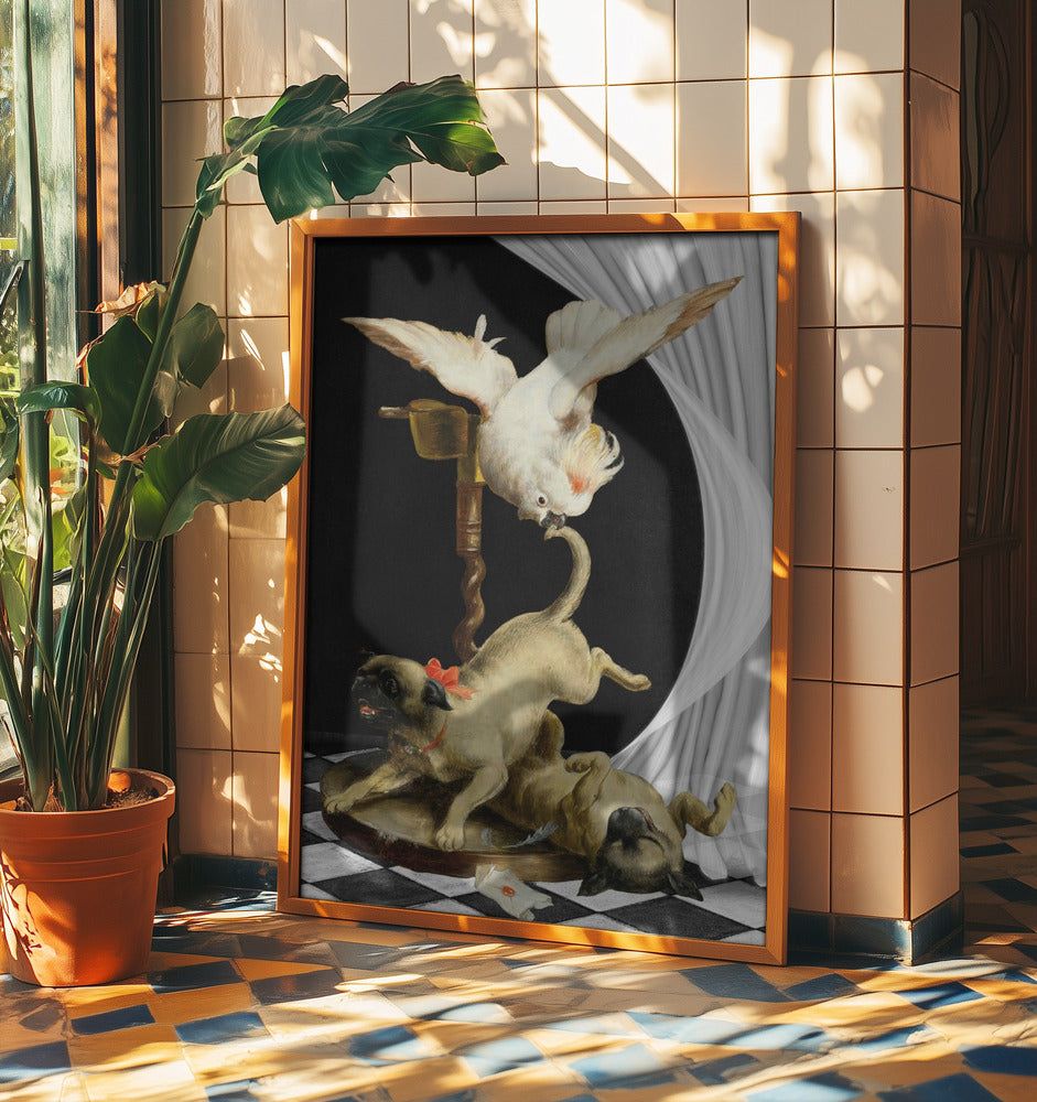 Lebendige Szene eines Vogels | Poster