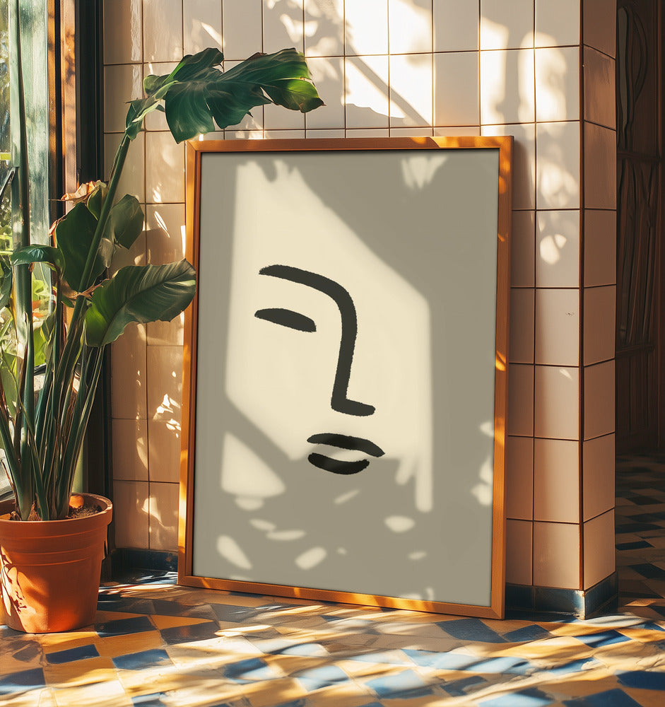 Minimal Face Lines | Poster