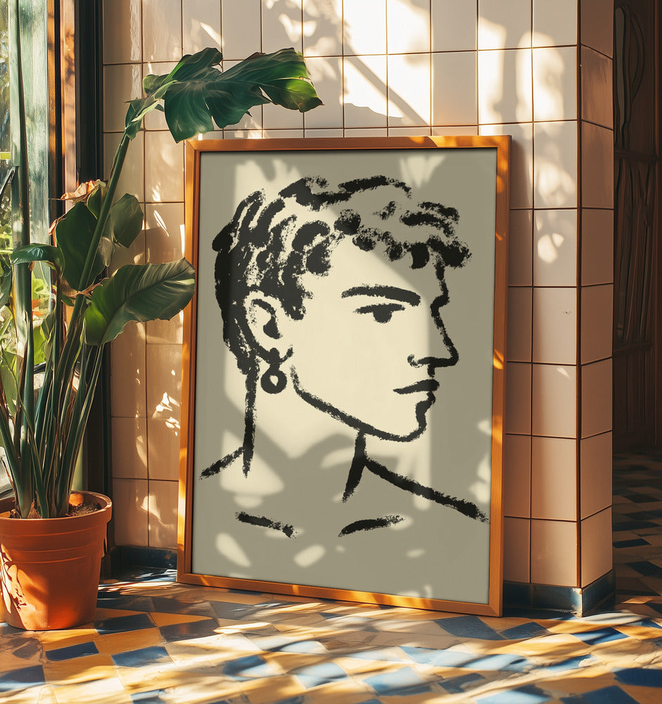 Pensive Profile | Poster