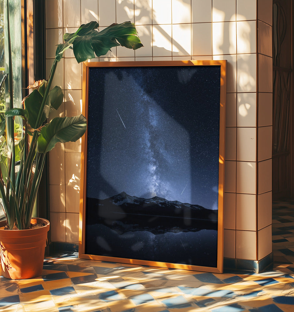 Galaxies Reflection | Poster