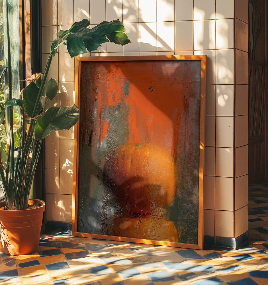 Orange Kammer | Poster - Kunstdruck