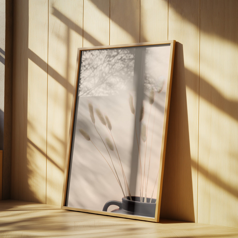 Bunny Grass Peach 01 | Poster