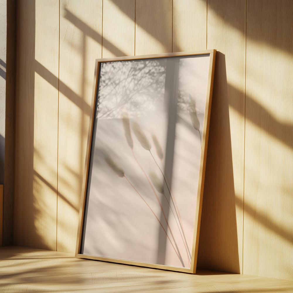 Bunny Grass Peach 03 | Poster