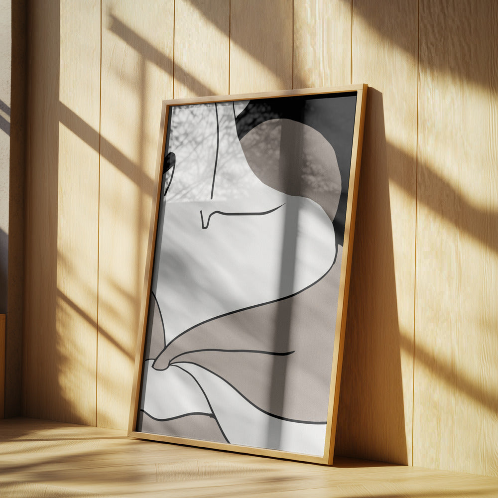 matisse_shoulder_vector_002_Black | Poster