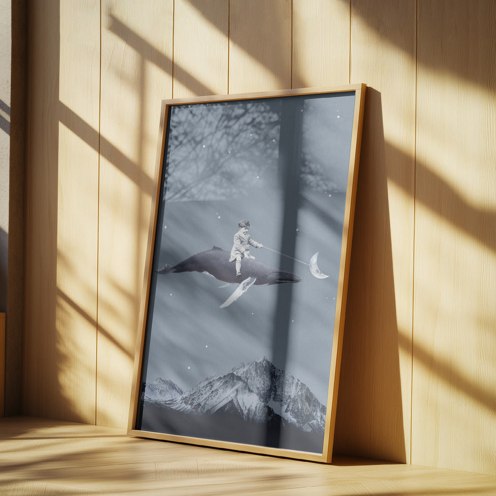 Zielen Sie auf den Mond | Poster - Kunstdruck